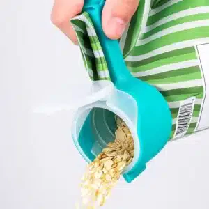 Clip de Sellado para bolsas con tapa para Verter Fácilmente - Pack de 4 Unidades