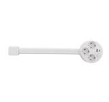 ⚡ Extensor de Enchufe con USB-A, USB-C y 3 Tomas CA – Giratorio 180°, Extensible y Compacto - Imagen 3