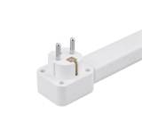 ⚡ Extensor de Enchufe con USB-A, USB-C y 3 Tomas CA – Giratorio 180°, Extensible y Compacto - Imagen 5