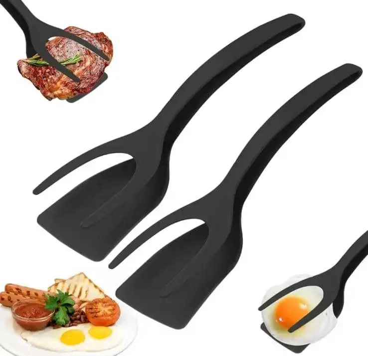 🍳 Espátula 2 en 1 | Especial para voltear huevos fritos - Imagen 2