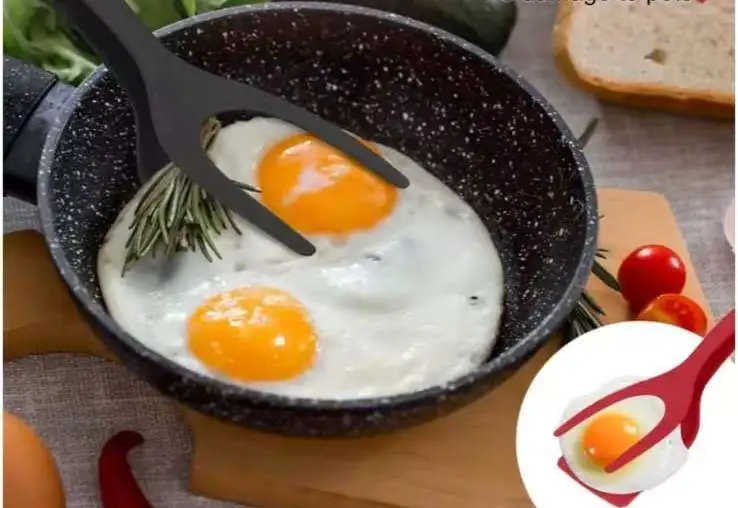 🍳 Espátula 2 en 1 | Especial para voltear huevos fritos - Imagen 3